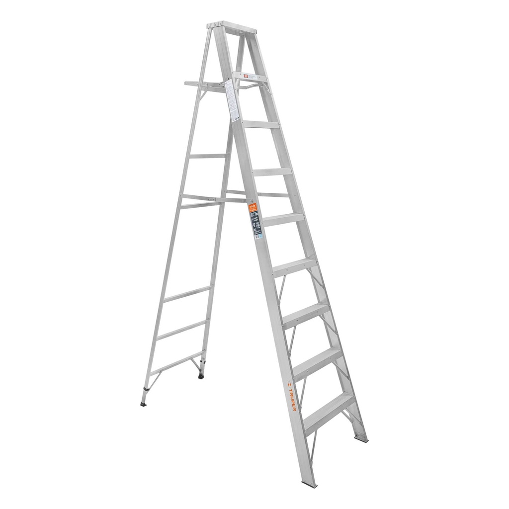 Escalera de tijera 100% aluminio tipo ll 8 peldaños, Truper - Pag 192
