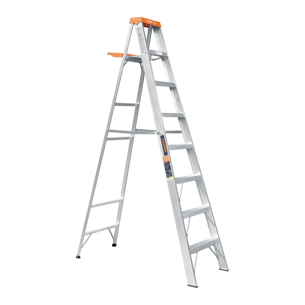 Escalera de tijera tipo ll 7 peldaños y bandeja, Truper - Pag 192