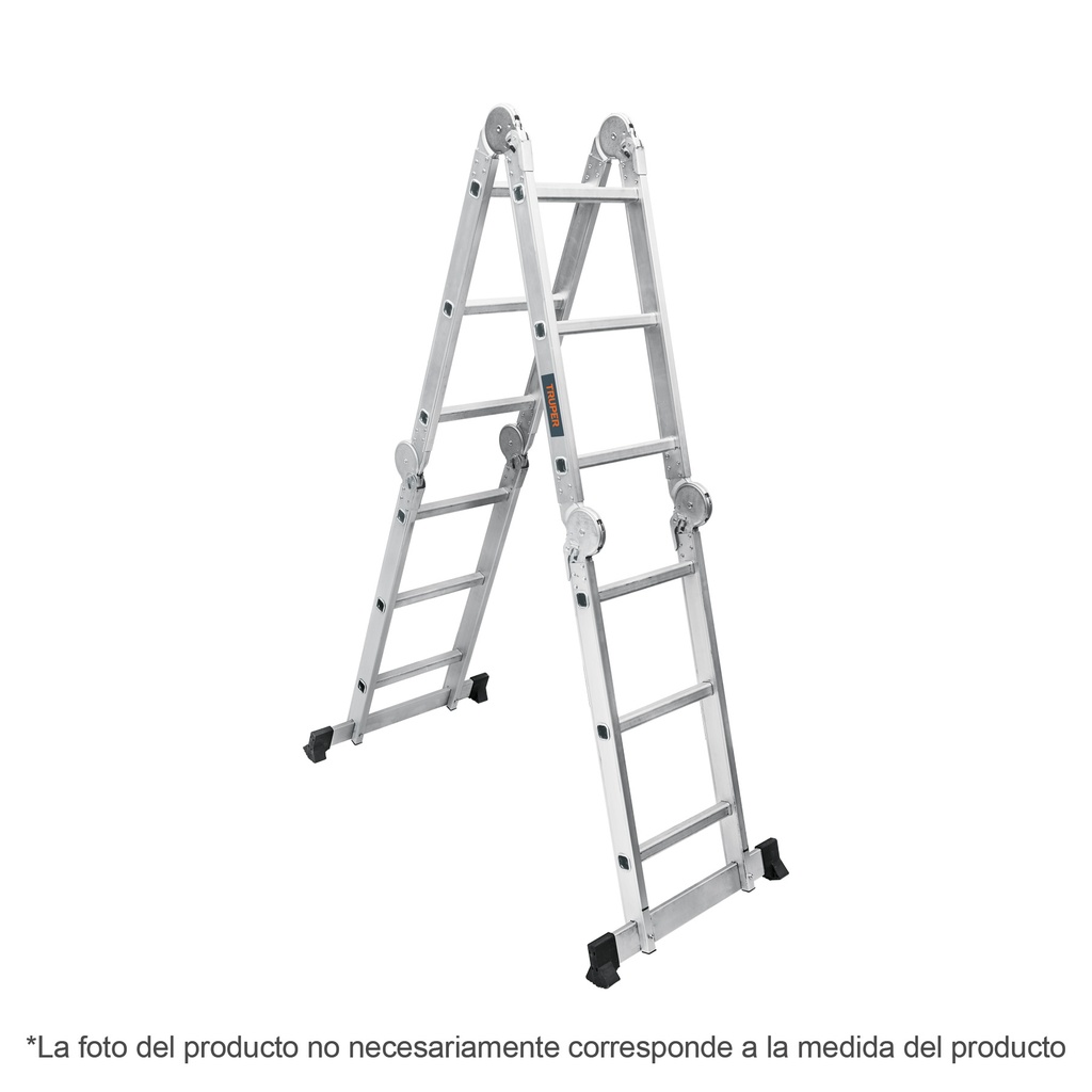 Escalera multiposición 16 peldaños, Tipo I, Truper - Pag 194