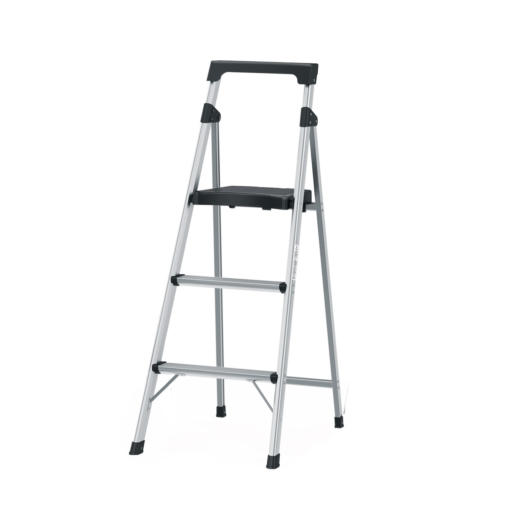 Escalera tubular plegable, 3 peldaños, aluminio, Truper - Pag 195