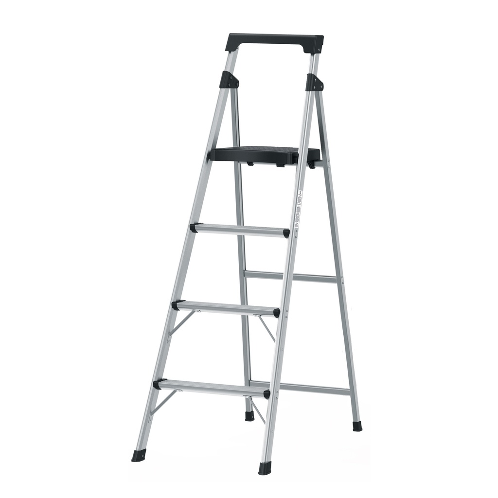 Escalera tubular plegable, 4 peldaños, aluminio, Truper - Pag 195