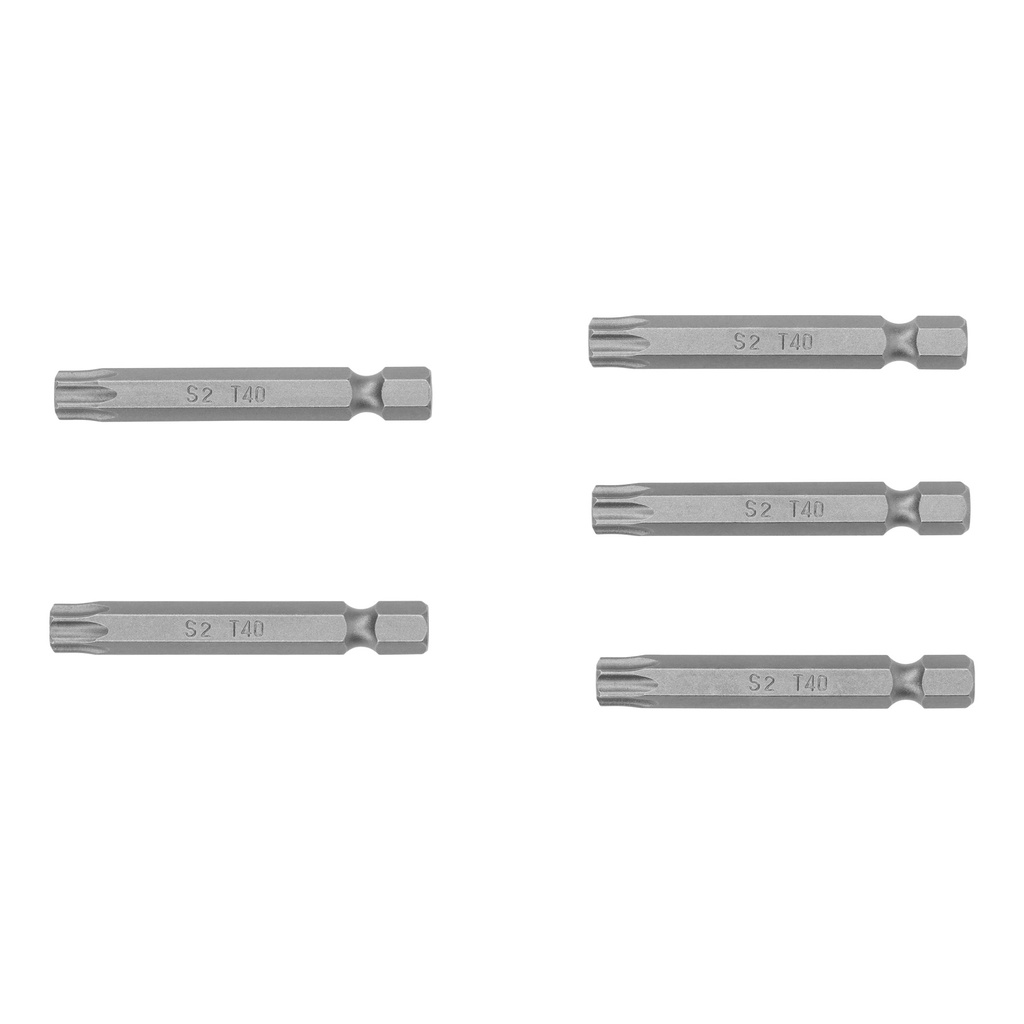 Estuche con 5 puntas torx T40 con seguro largo 2', Expert - Pag 421
