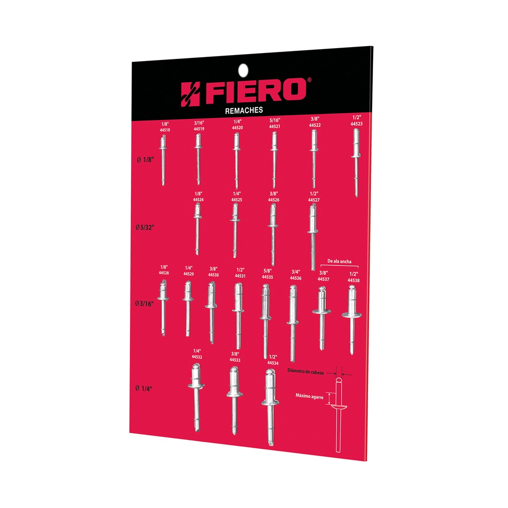 Exhibidor Fiero de remaches - Pag 762, 812