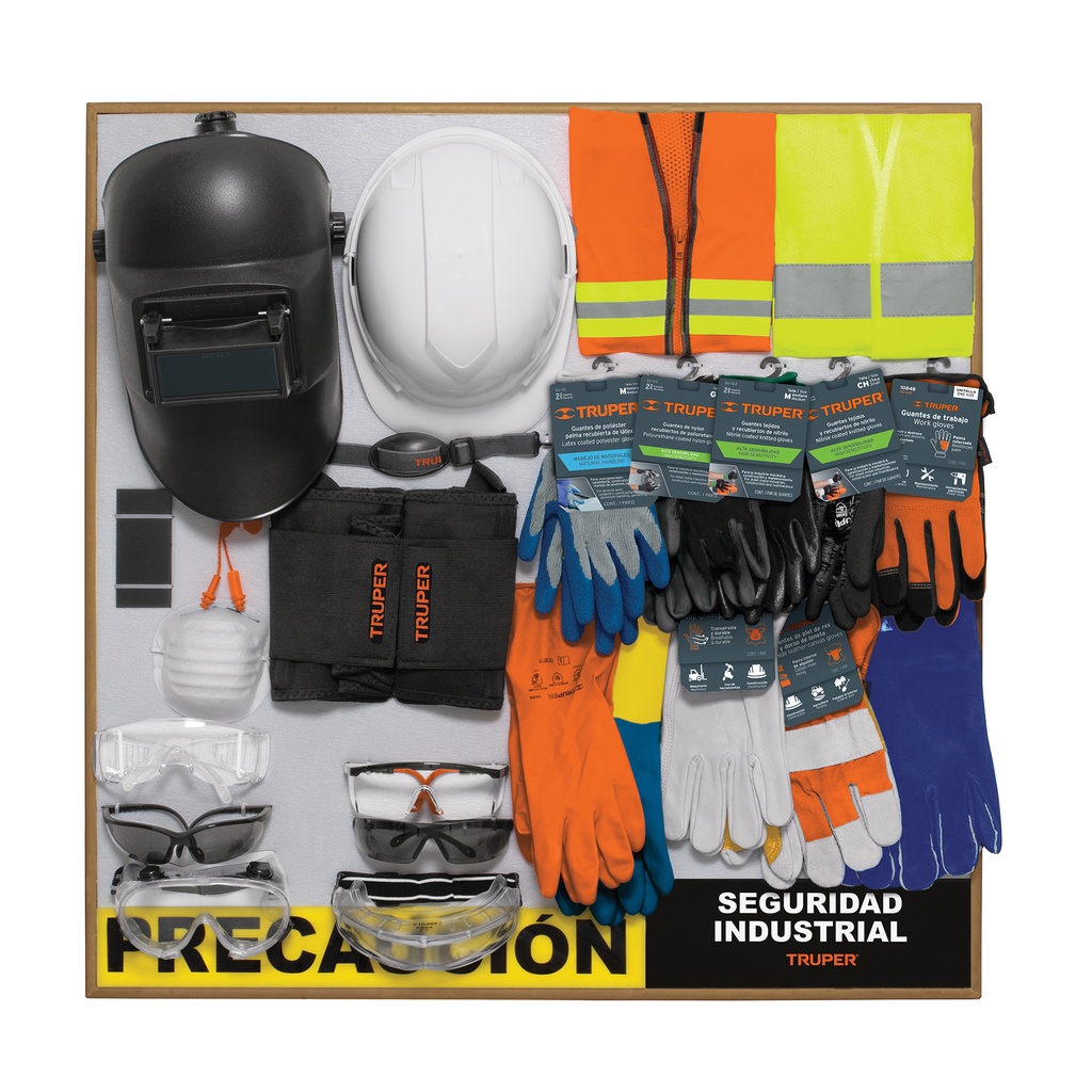 Exhibidor de Seguridad industrial, 80x80 cm, 1 tablero - Pag 510, 808