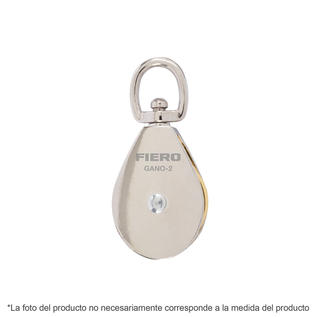 Garrucha metálica para noria de 3/4', Fiero - Pag 739