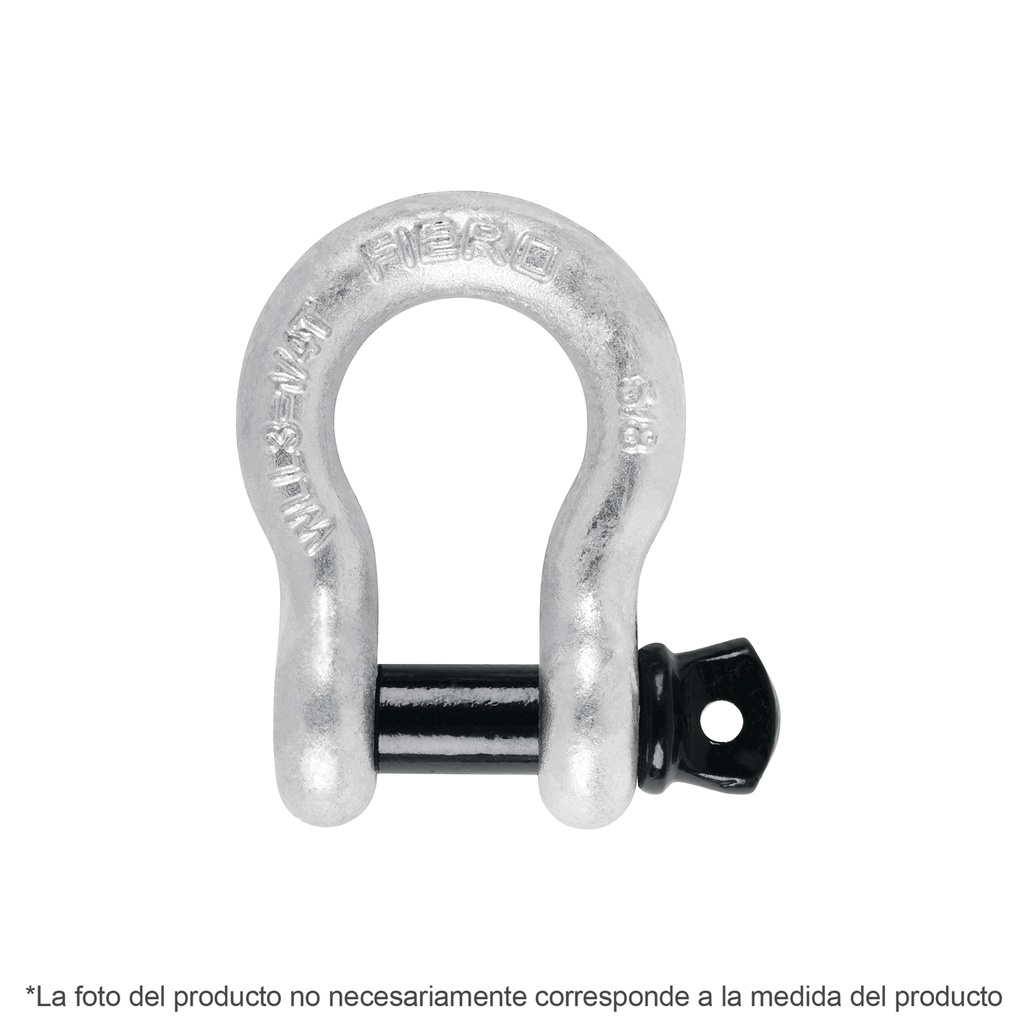 Grillete de acero forjado 1/2', Fiero - Pag 738