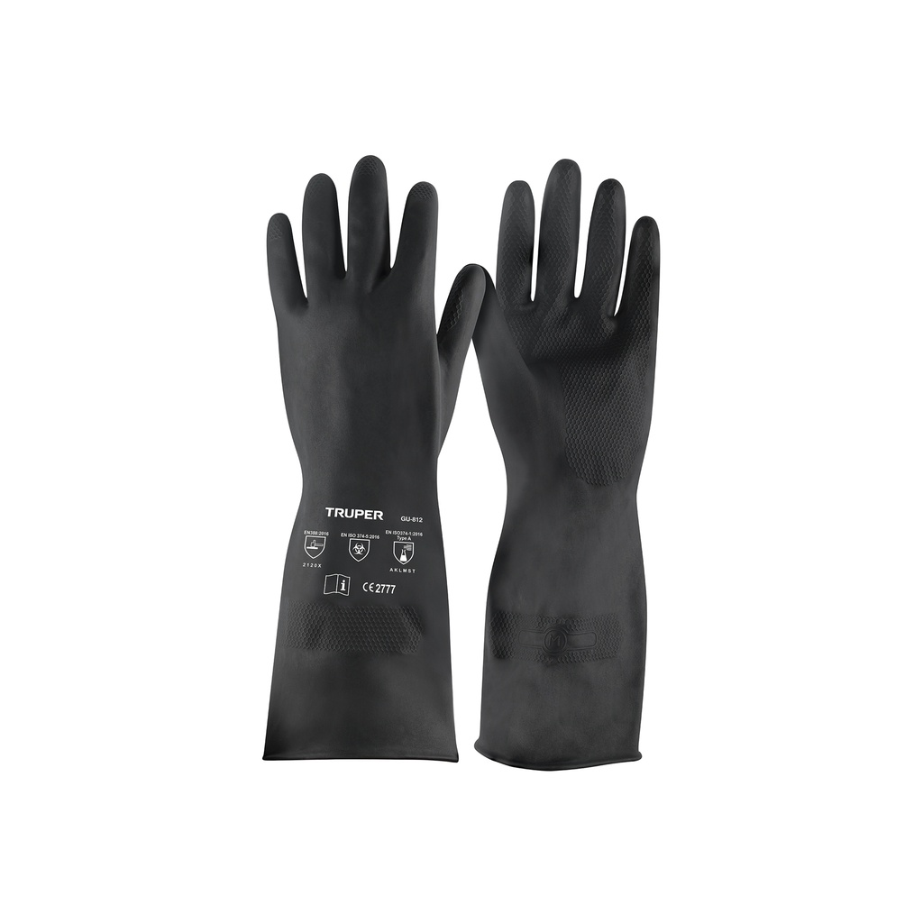 Guantes de neopreno p/manejo de químicos, medianos, Truper - Pag 450