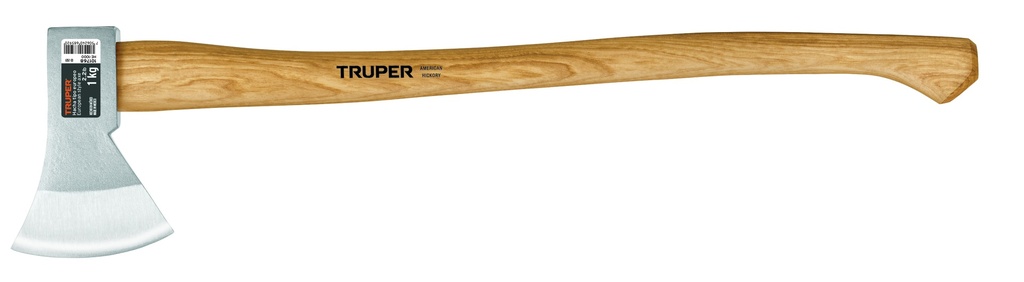 Hacha europea 1000 g, mango hickory 28', Truper - Pag 223