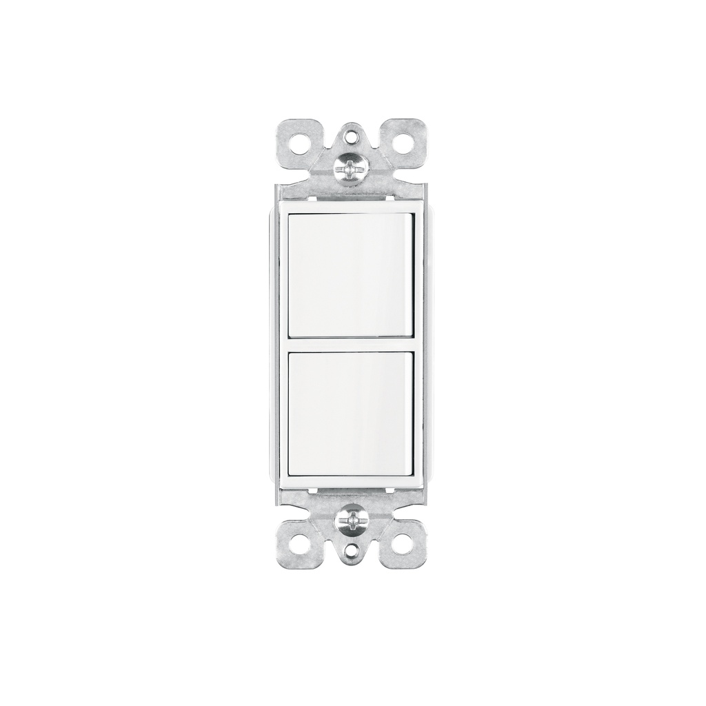 Interruptor dúplex, 1 sencillo y 1 de 3 vías, línea Classic - Pag 526