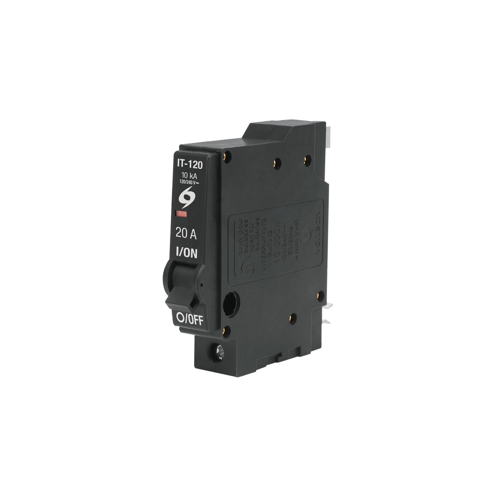 Interruptor termomagnético 1 polo 20 A, Volteck - Pag 558