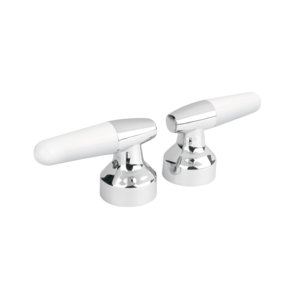 Juego de 2 manerales ABS/metal tipo cono para lavabo, Basic - Pag 621
