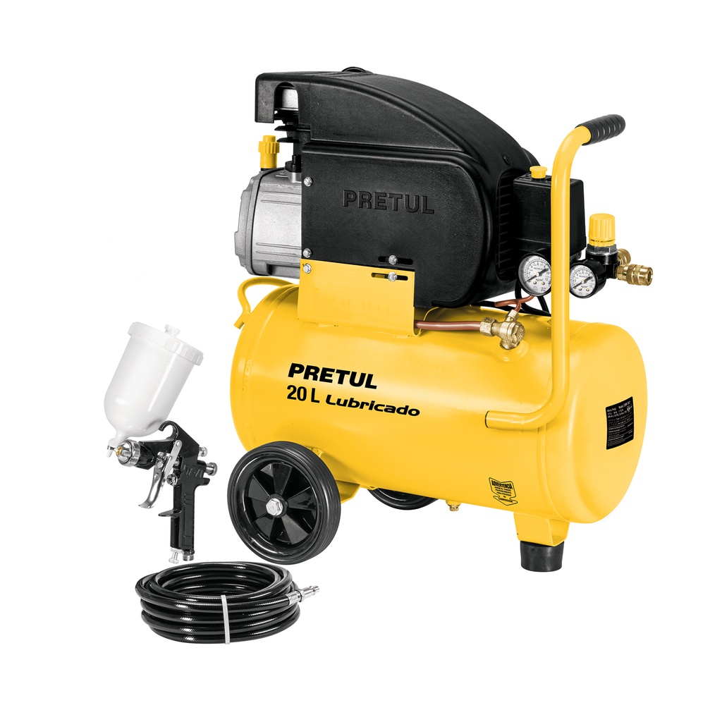 Kit compresor 20L, pistola gravedad LVMP y manguera,Pretul - Pag 117