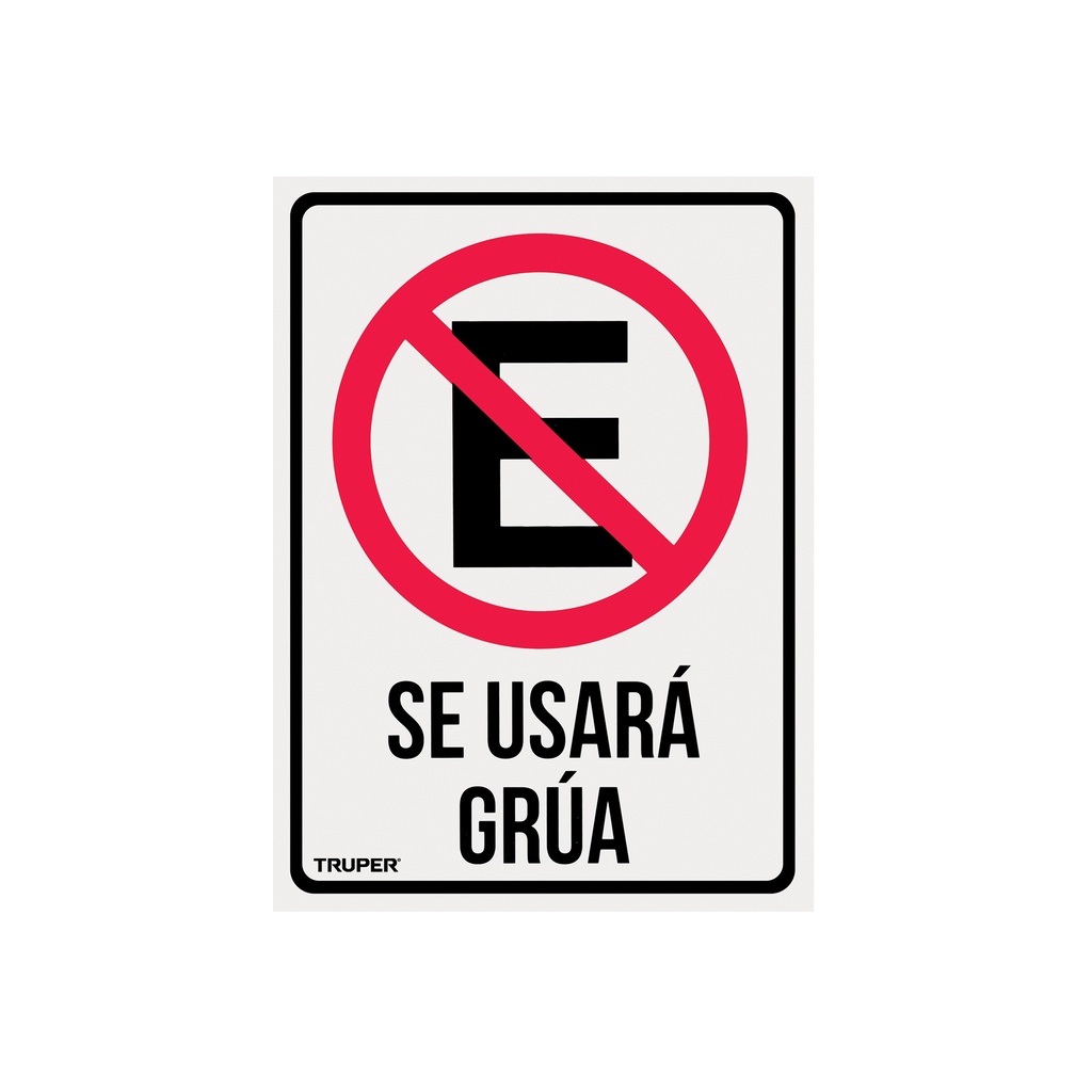 Letrero de señalización 'NO ESTACIONARSE', 25 x 34 cm - Pag 465