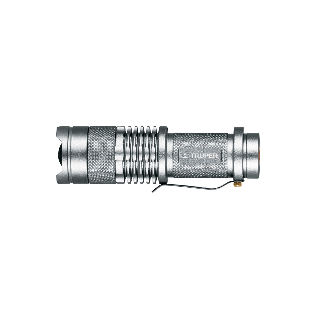 Linterna de aluminio 1 LED de 40 lm con 1 pila AA, Truper - Pag 261