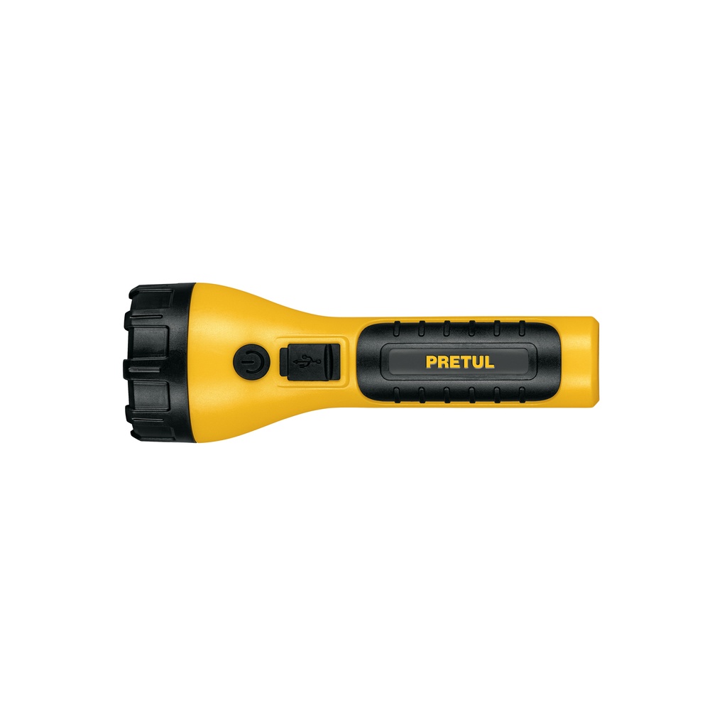 Linterna plástica recargable de LED, 180 lúmenes, Pretul - Pag 259