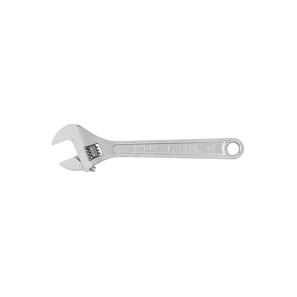Llave ajustable (perico) 10' cromada, Pretul - Pag 283