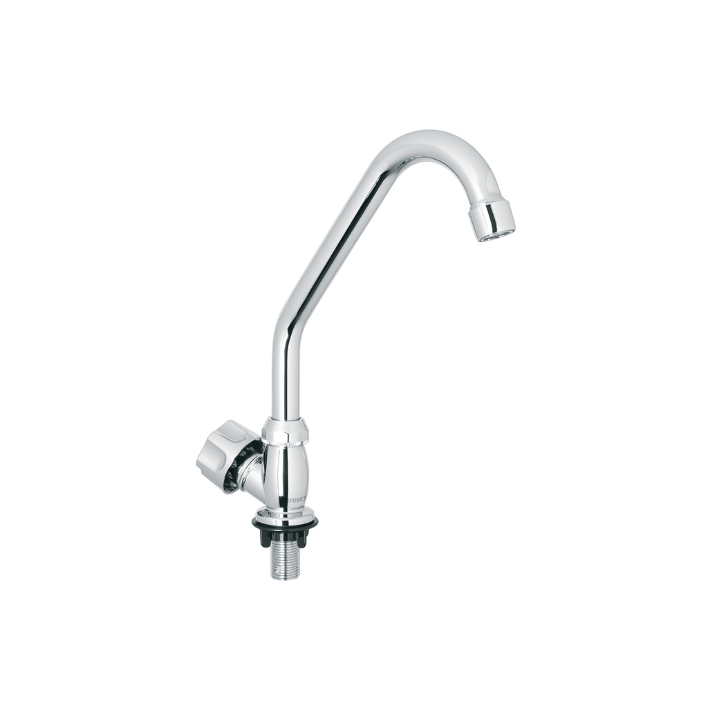 Llave individual para fregadero, ABS, cuello corto, Basic - Pag 620
