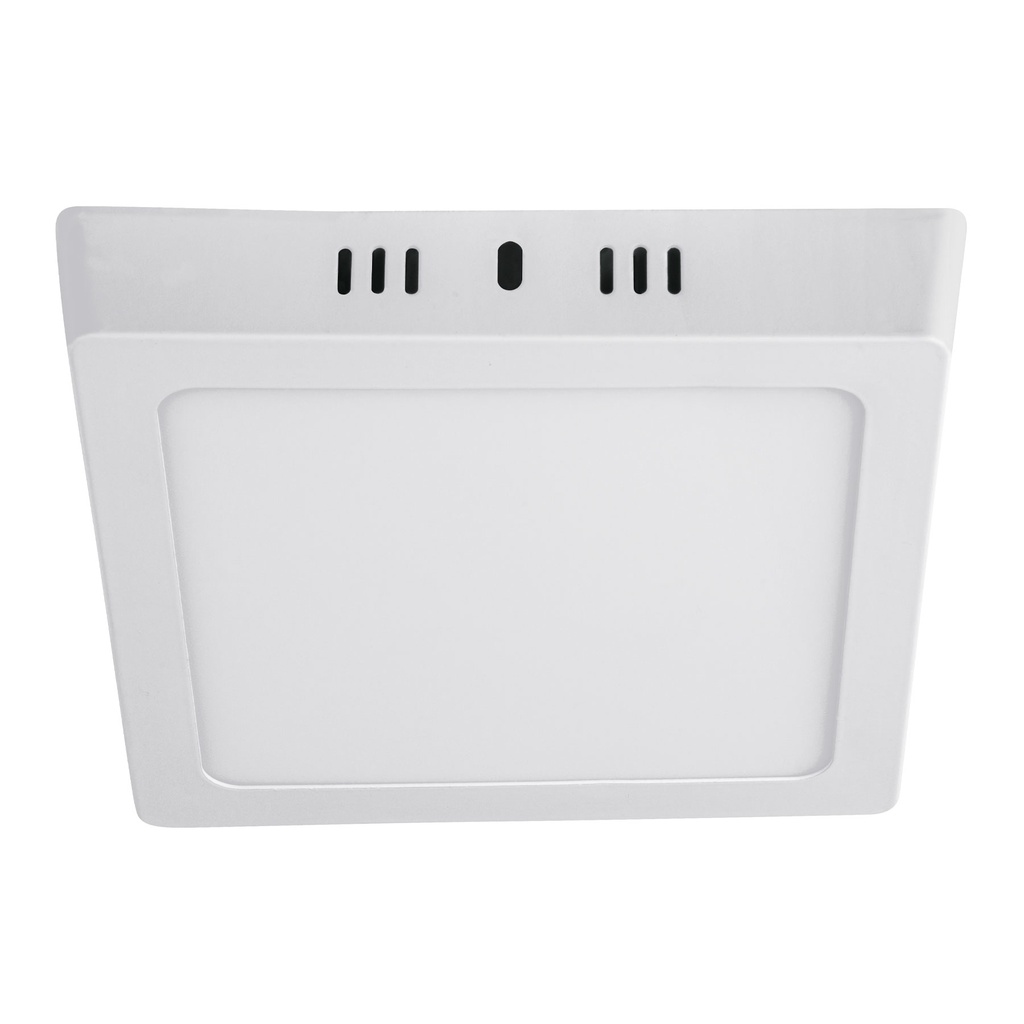 Luminario LED cuadrado tipo plafón 12 W, blanco, luz de día - Pag 592