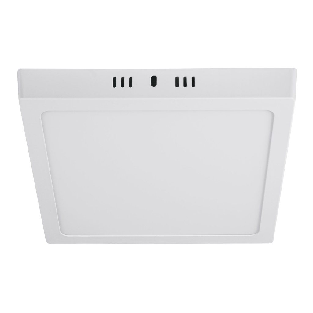 Luminario LED cuadrado tipo plafón 18 W, blanco, luz de día - Pag 592