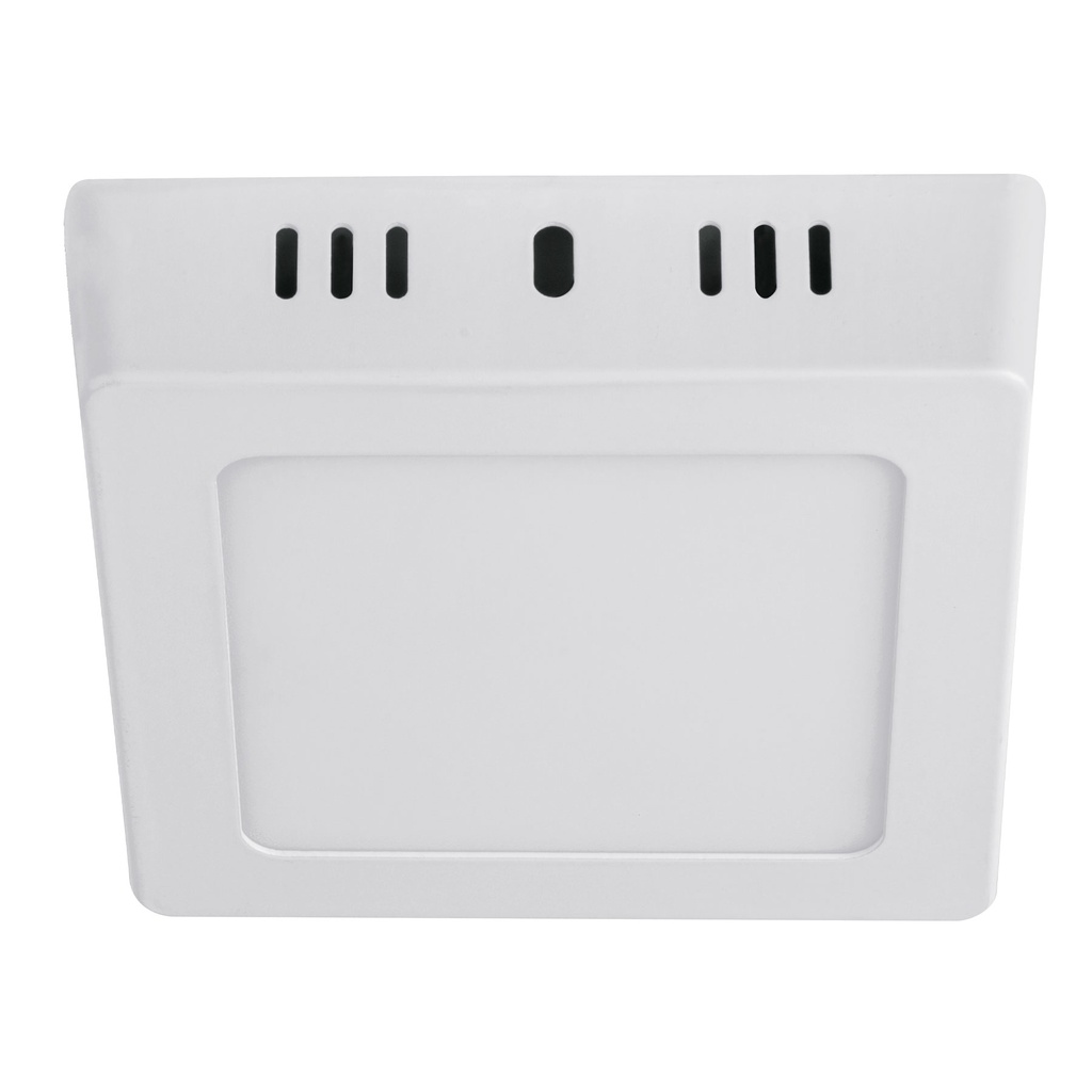 Luminario LED cuadrado tipo plafón 6 W, blanco, luz de día - Pag 592