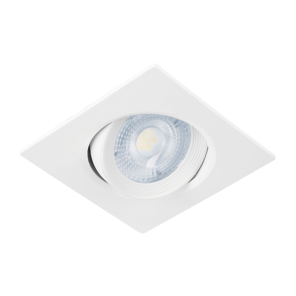 Luminario de LED 5 W empotrar cuadrado blanco spot dirigible - Pag 597