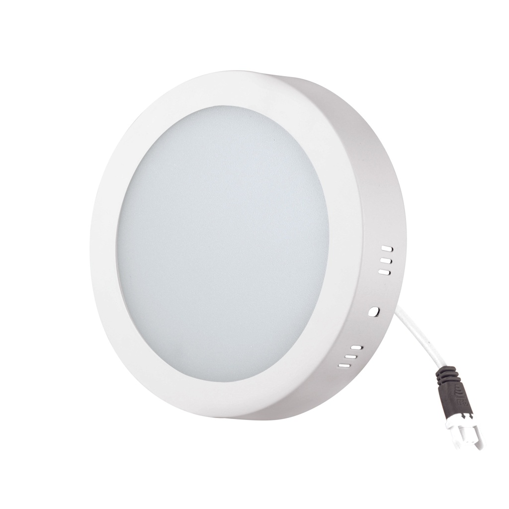 Luminario sobreponer circular LED, Linea ECO, 18 W, luz blanca 6500K