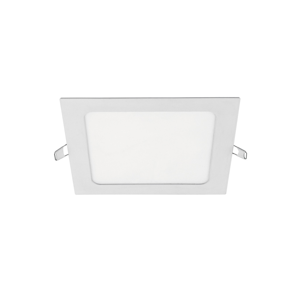 Luminario ultradelgado cuadrado p/empotrar 12W, luz de día - Pag 598