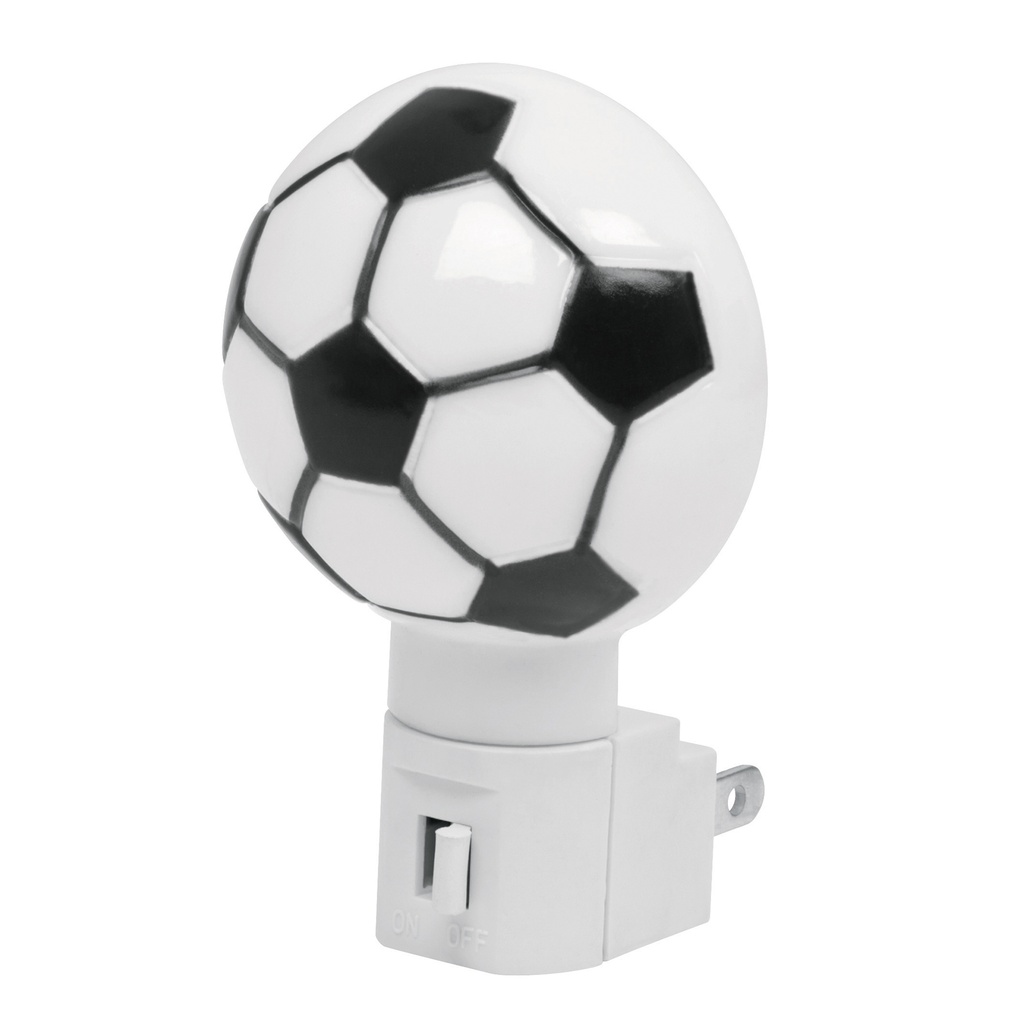 Luz de noche con lámpara E12, balón soccer, Volteck - Pag 561