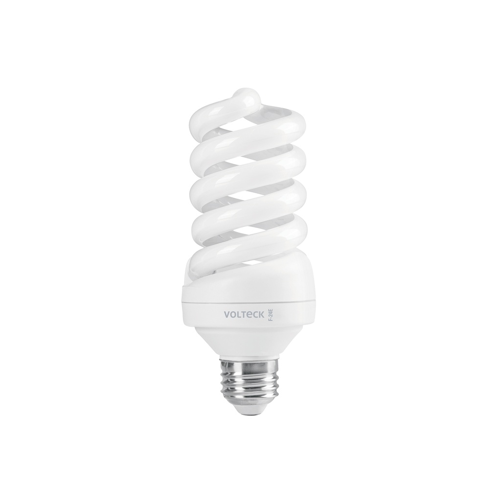 Lámpara espiral T4 24 W luz de día en blíster, Volteck - Pag 588