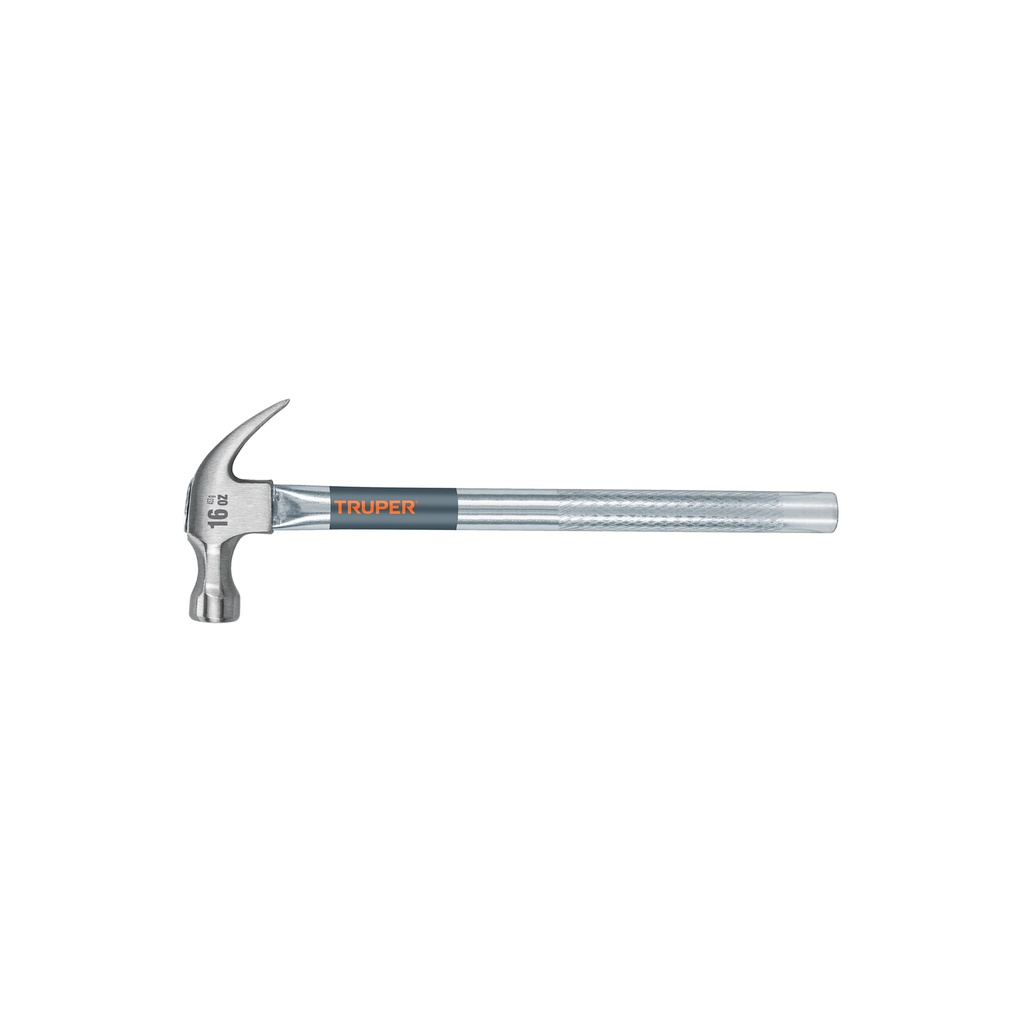 Martillo tubular pulido 16 oz uña curva, Truper - Pag 365
