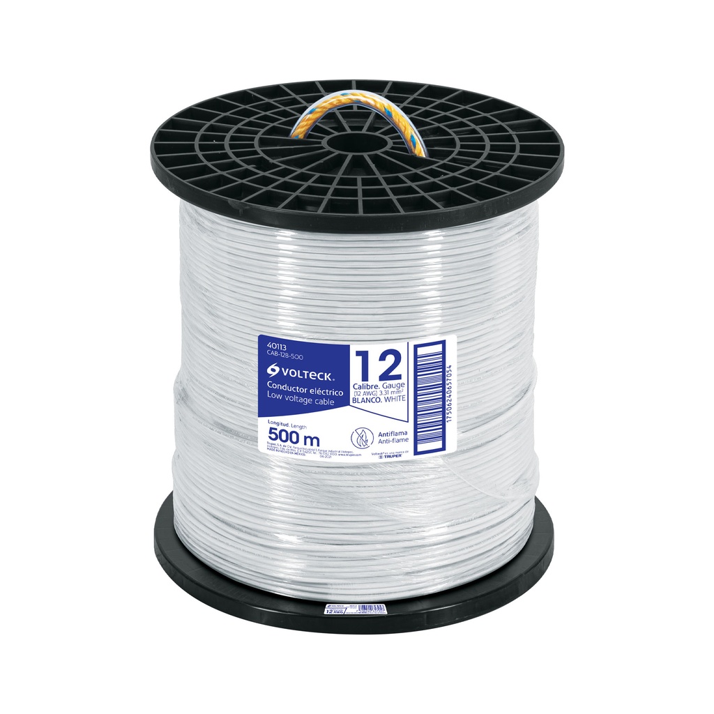 Metro de cable THHW-LS 12 AWG blanco en carrete de 500 m - Pag 543