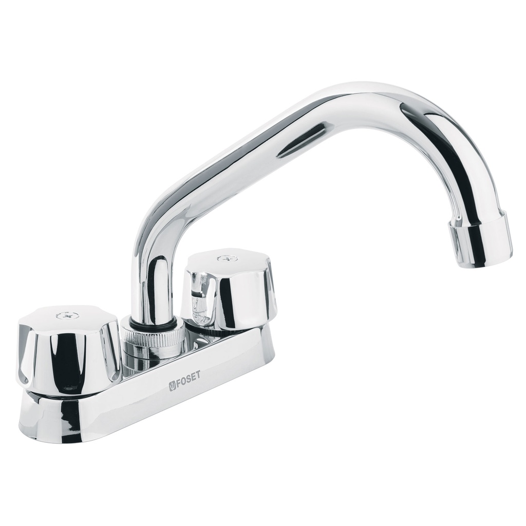 Mezcladora 4' para lavabo, tubular, cartucho cerámico - Pag 616