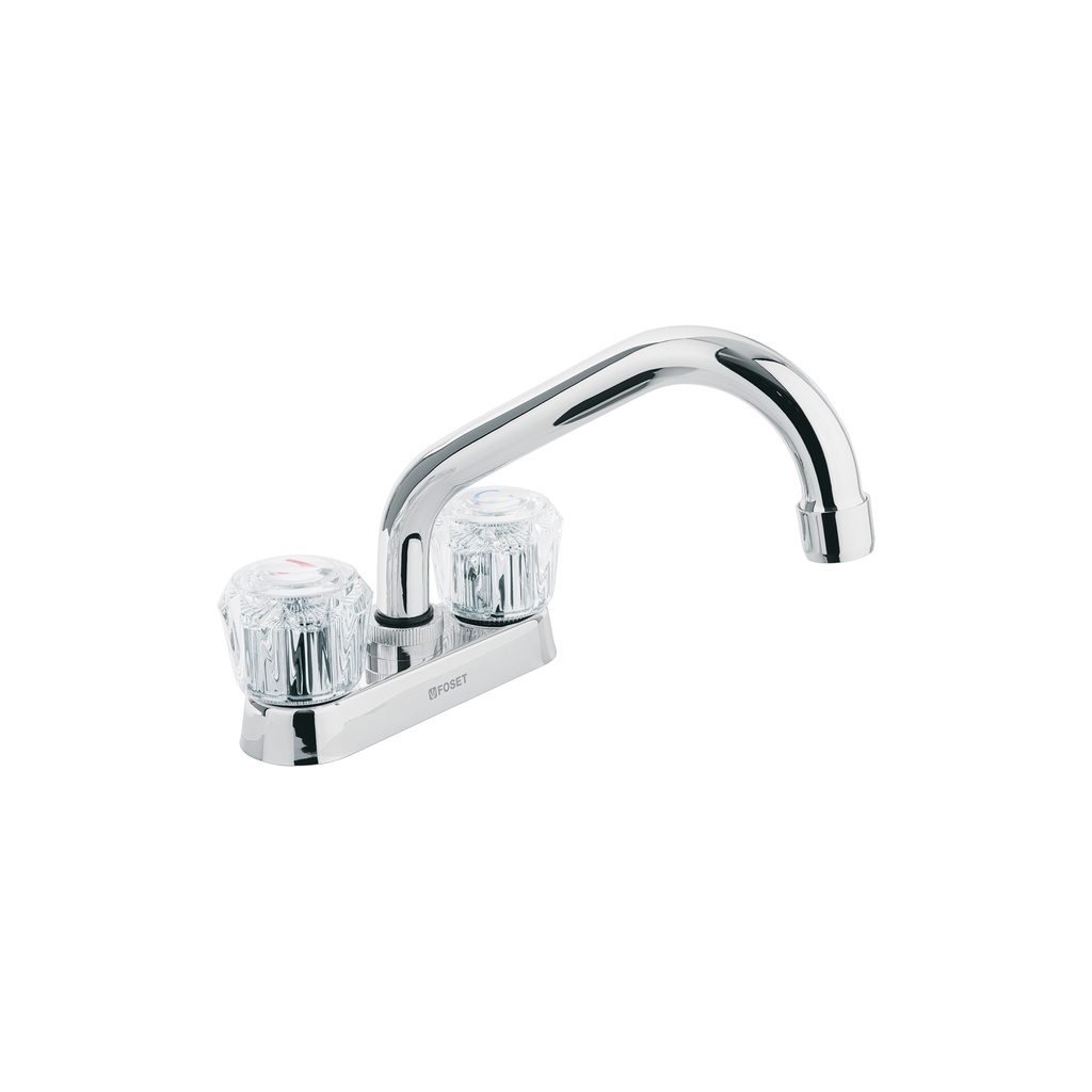 Mezcladora 4' para lavabo, tubular, manerales de acrílico - Pag 616
