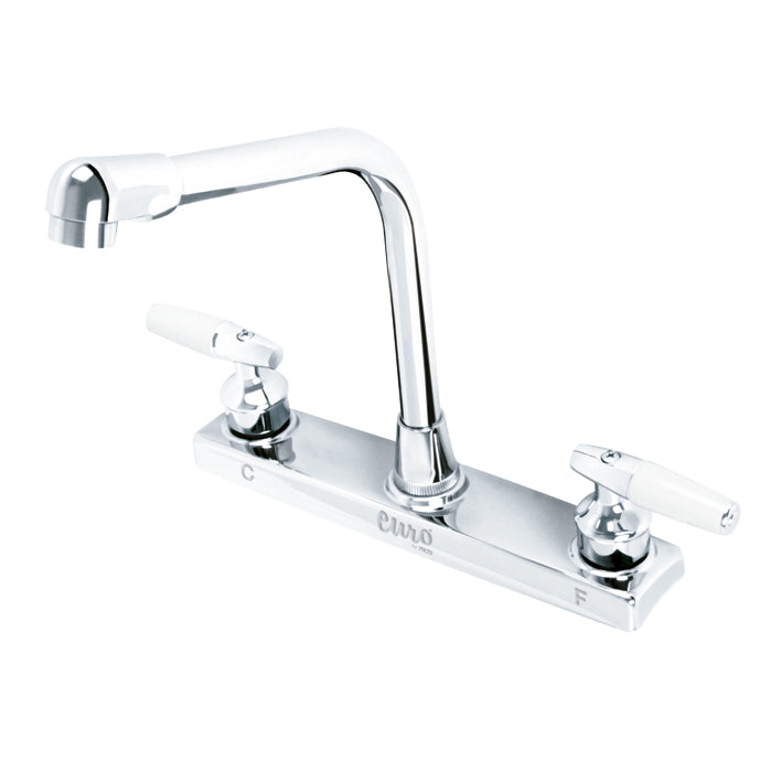 Mezcladora de cocina 8" cuello cobra maneral tipo marfil
