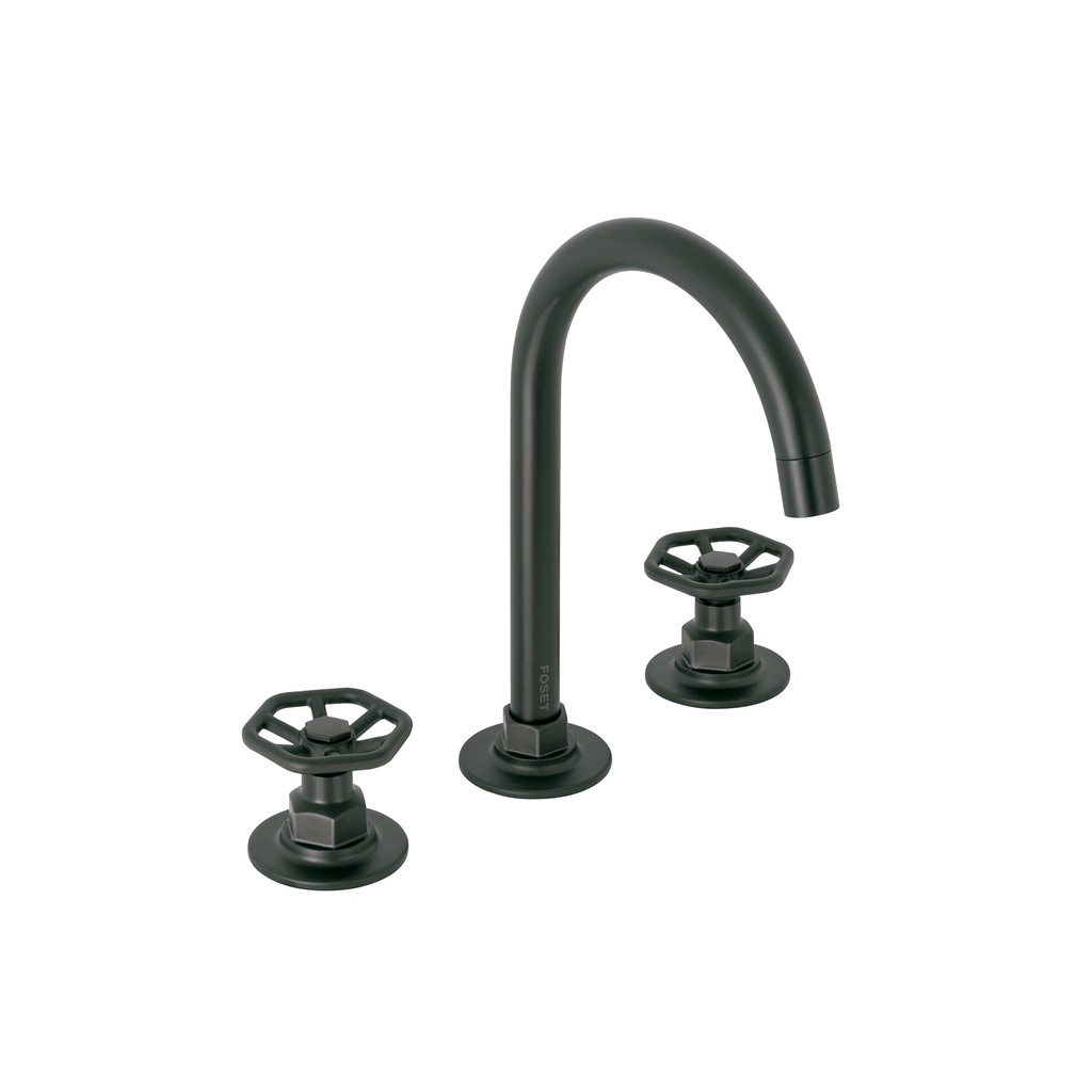 Mezcladora p/lavabo,taladros separados,redondos,negro,Tubig - Pag 636