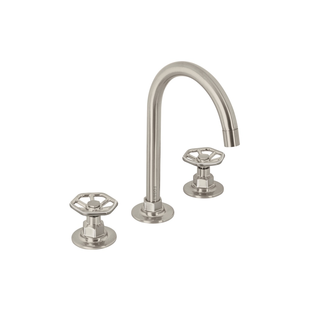 Mezcladora p/lavabo,taladros separados,redondos,satín,Tubig - Pag 636