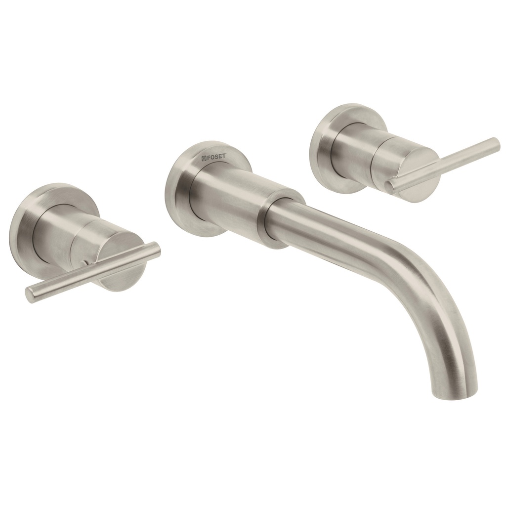 Mezcladora satín de pared para lavabo, Foset Element - Pag 648