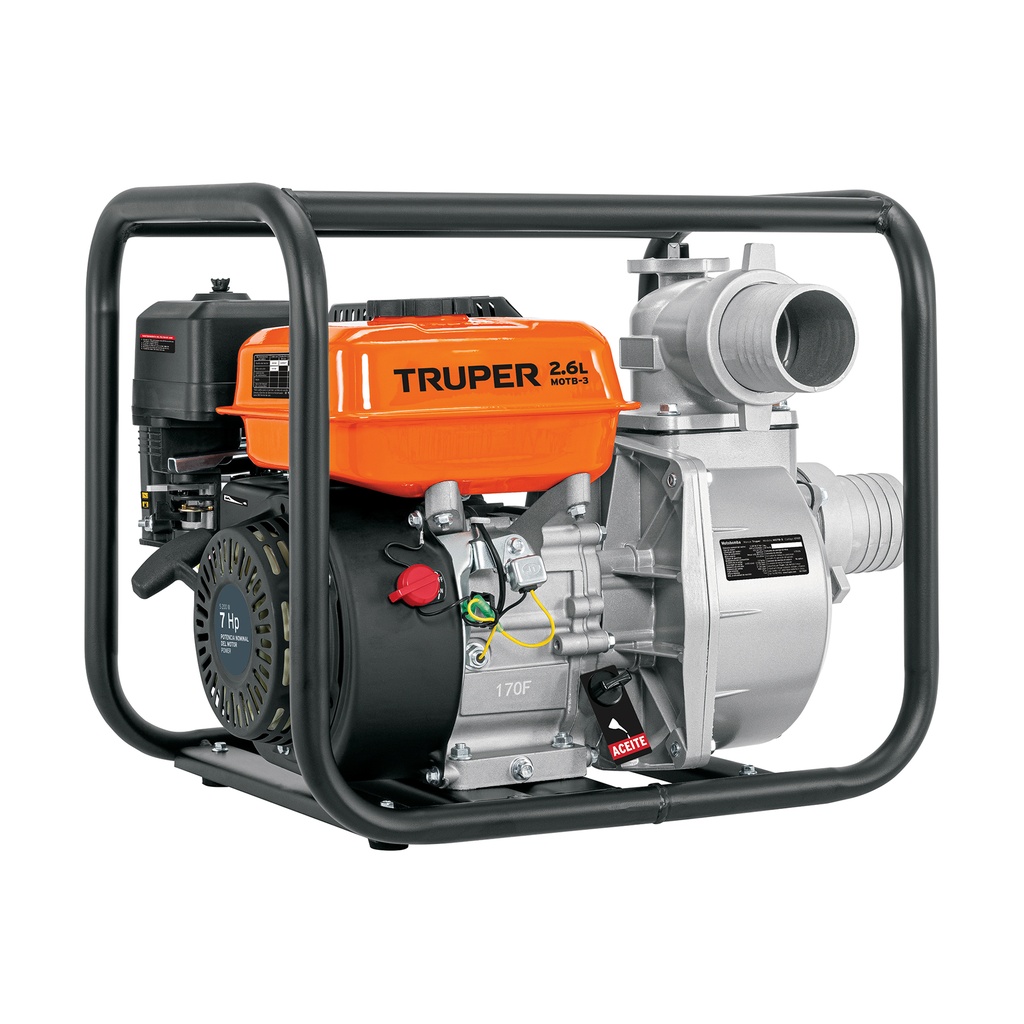 Motobomba autocebante 3' x 3' a gasolina 7 HP, Truper - Pag 63