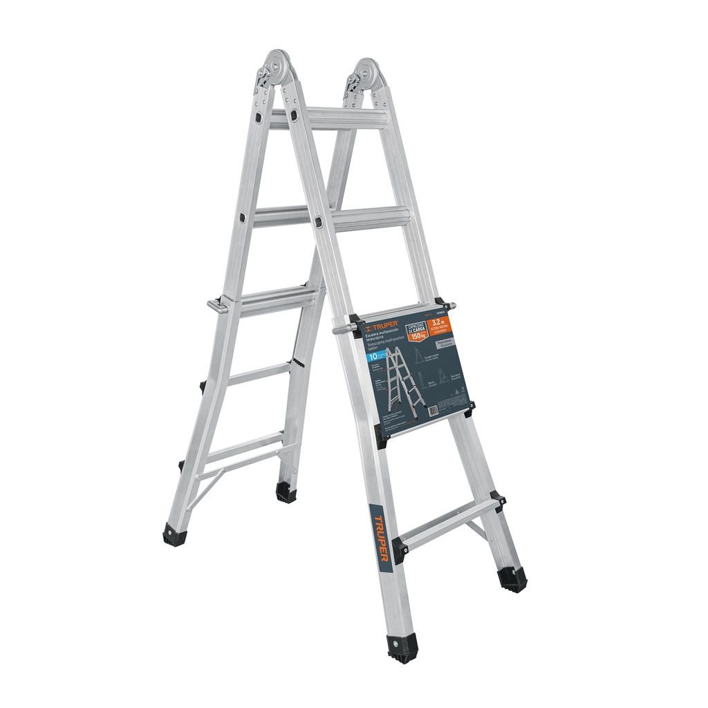 Multiescalera telescópica,3.2 m,capacidad de carga 150 kg - Pag 193