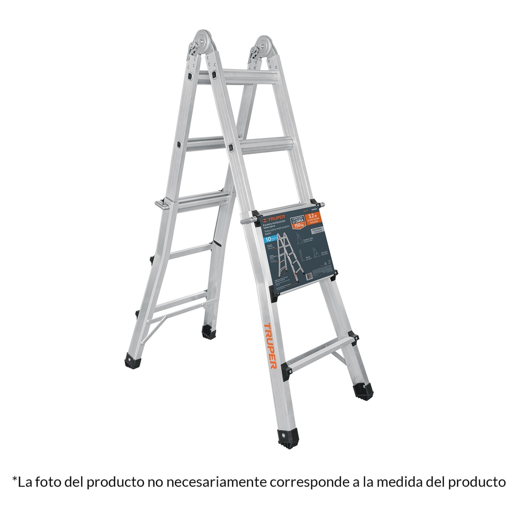 Multiescalera telescópica,4.5 m,capacidad de carga 150 kg - Pag 193