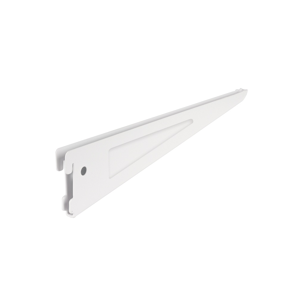Ménsula plana blanca para cremallera doble, 32cm, Fiero - Pag 750