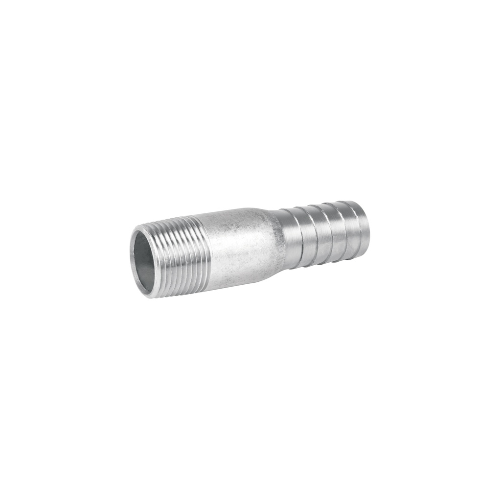 Niple de acero galvanizado 3/4' tipo botella, Foset - Pag 709