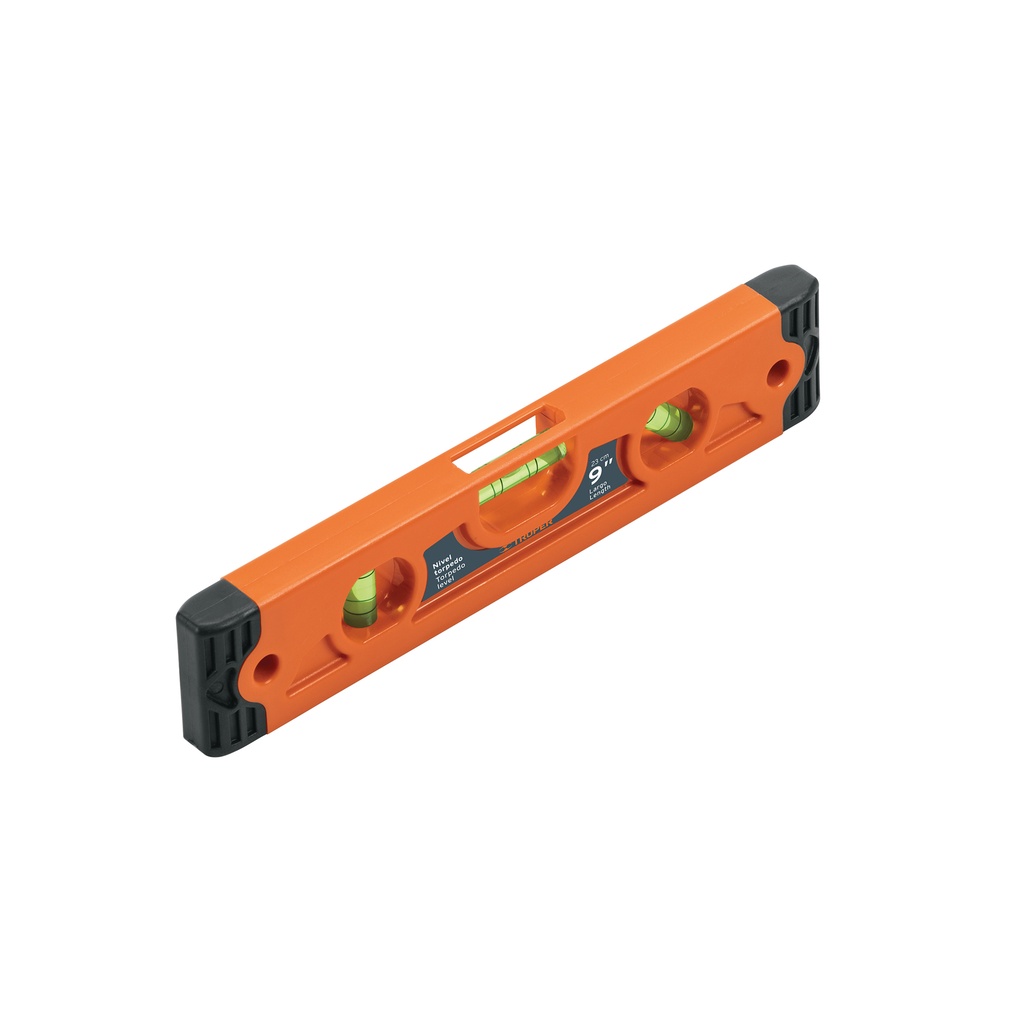 Nivel torpedo de 9' magnético cuerpo de ABS, Truper - Pag 380