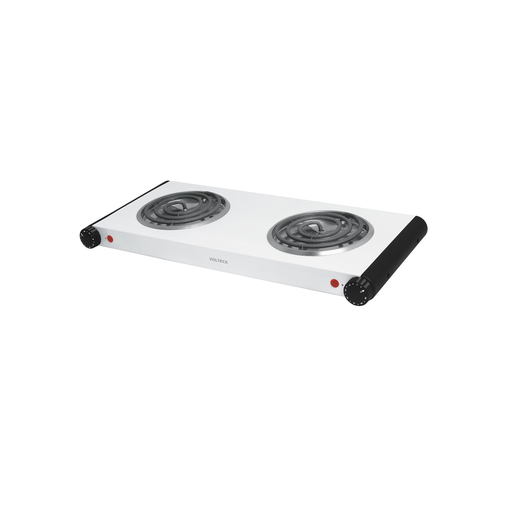 Parrilla eléctrica de doble resistencia, blanca, Volteck - Pag 549, 730