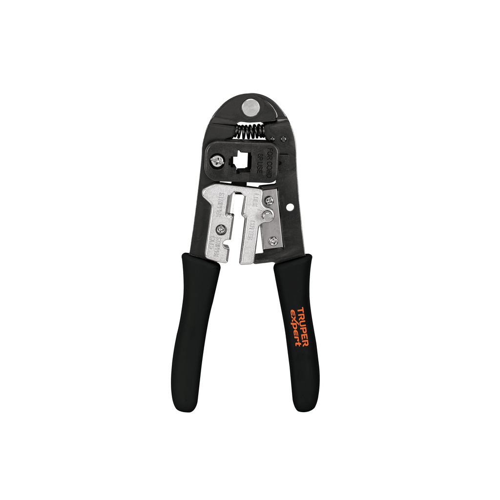 Pinza 8' ponchadora para cables RJ-45, 8 contactos, Truper - Pag 405