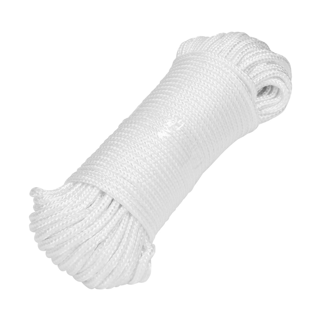 Piola de poliéster diamante de 4 mm x 30 m blanca, Fiero - Pag 743