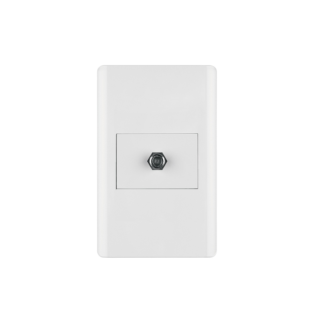 Placa armada blanca 1 toma de TV, 1.5 módulos, Lisboa - Pag 533