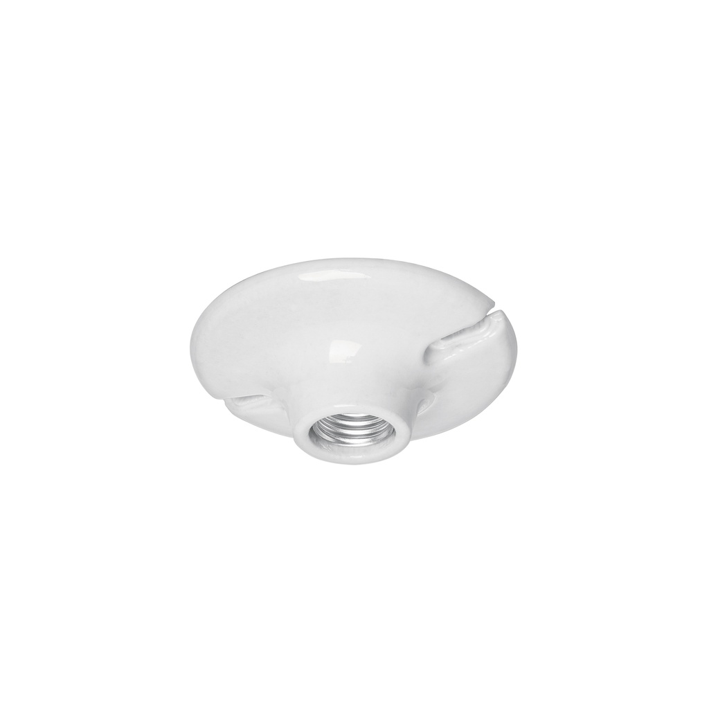 Portalámpara de porcelana, 4-1/2', redonda, Volteck - Pag 568