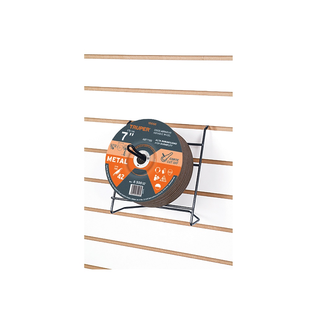 Rack para discos abrasivos 7 y 9', Truper - Pag 187, 807