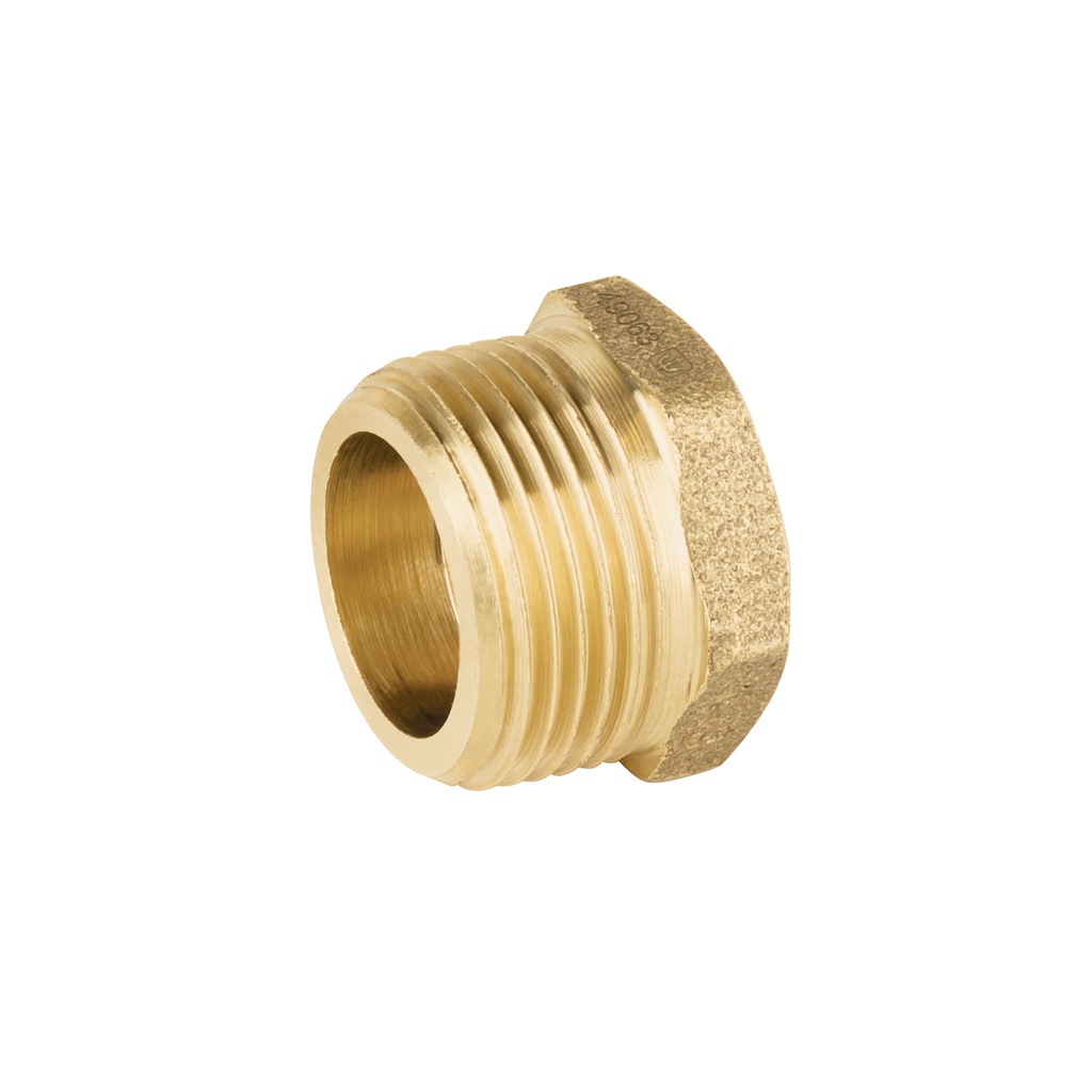 Reducción bushing de latón, 1' x 1/2', Foset - Pag 686